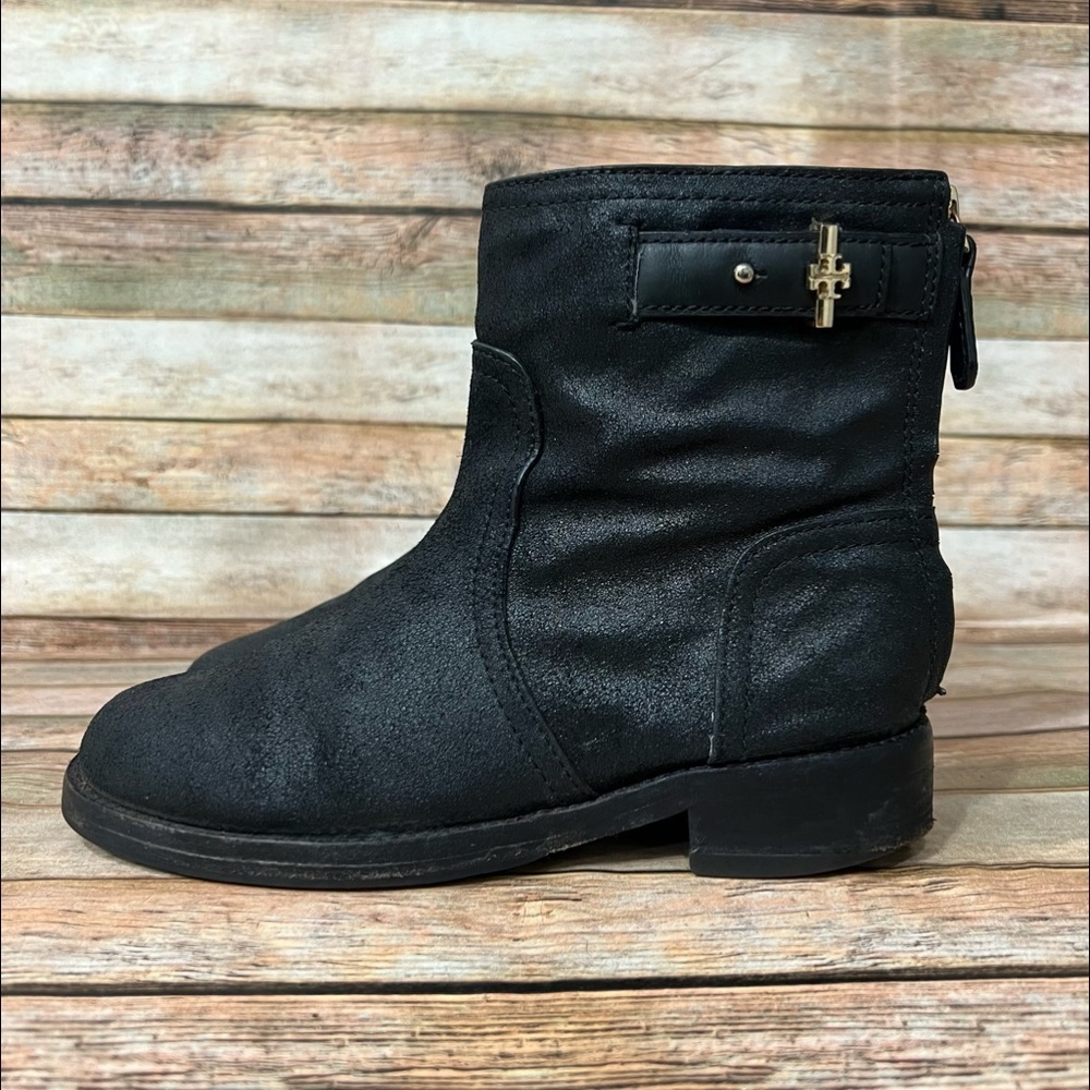 Tory Burch Selena Black Ankle Booties